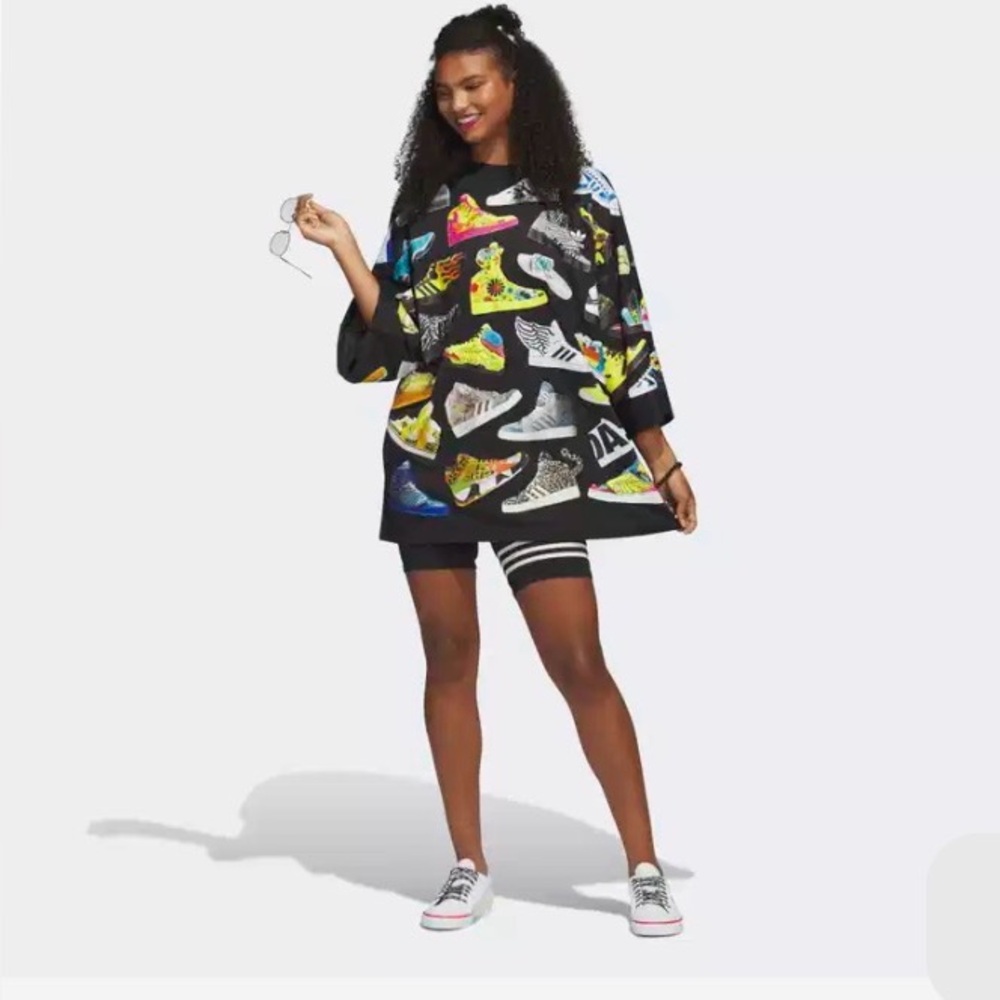 Adidas Originals x Jeremy Scott Archive Dress Tee RARE size XL - Picture 2 of 10